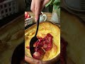 roasted strawberry dutch baby pancake