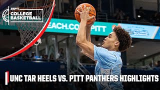 NARROWLY AVOIDING THE UPSET 😱 North Carolina Tar Heels vs. Pitt Panthers | Full Game Highlights