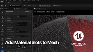 Unreal Engine - Add Material Slots to anything.