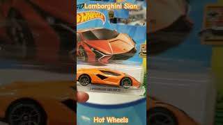 Lamborghini Sian FKP 37 Orange diecast toy Hot Wheels