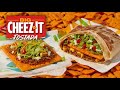 Trying Taco Bell’s *NEW* CHEEZ-IT TOSTADA & CRUNCHWRAP! *CHEESY*