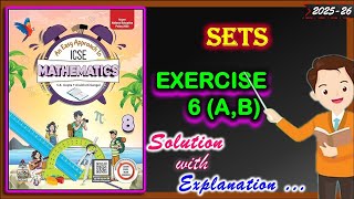 Sets | Class 8 Math Chapter 6 | Exercise 6A,B | All Solution | 2025-26