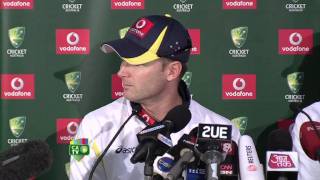 JAN 5th: Michael Hussey and Michael Clarke press conference