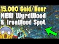 New World GOLD FARM via WYRDWOOD & IRONWOOD, New World Money Making 2023, Money Farming Season 2