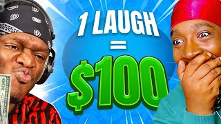 TRY NOT TO LAUGH WITH MONEY (REACTION)