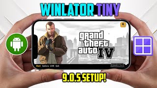 How To Play Gta 4 On Android In Winlator Tiny 9.0.5 Setup \u0026 Setting Black Screen Problem Fix It