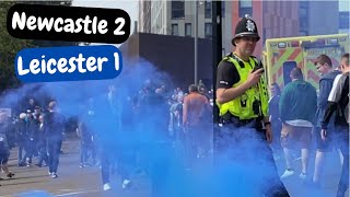 Newcastle stun Leicester to earn Premier League survival - Crazy scenes at St James’ Park!