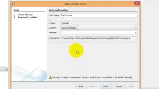 Basic Netbeans JFrame Tutorial