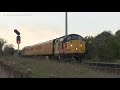 class 37 diesel locomotive mega thrash compilation 2015 2017