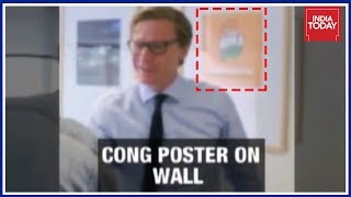 Watch Congress Party Symbol Displayed At Cambridge Analytica Office