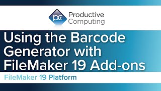 Using the Barcode Generator in Claris FileMaker - FileMaker Add-ons