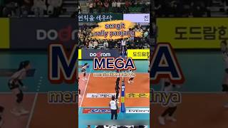 Saat spike Megawati menjawab rally panjang Red Spark vs IBK Altos