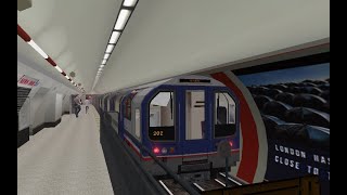 Openbve London Underground Waterloo and City line Waterloo to Bank \u0026 Depot