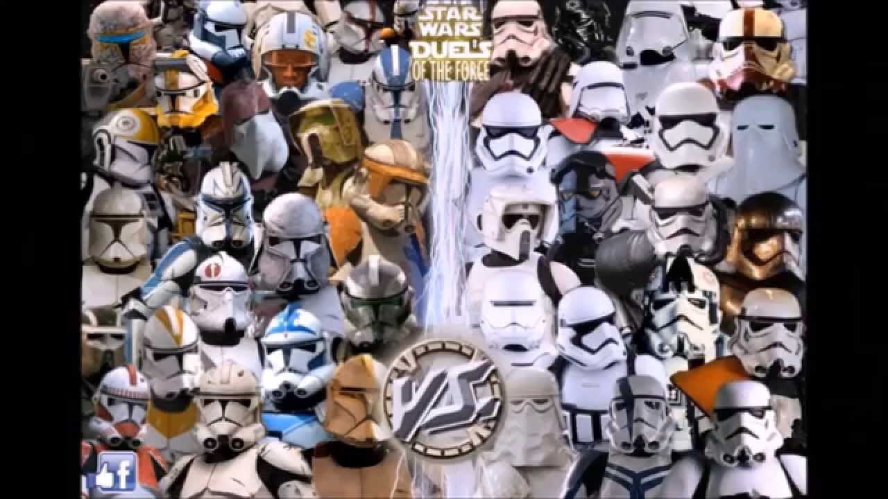 Star Wars Duels Of The Force: CLONE TROOPER Vs. STORMTROOPER - YouTube