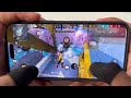 iphone 15 pro max 1 vs 4 free fire full map gameplay one tap headshot with 3 finger handcam