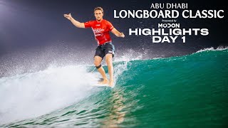 Highlights from Day 1 of the Abu Dhabi Longboard Classic