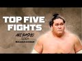 Top 5 Bouts of Day 12 - AKI BASHO 2024 - Makuuchi Division