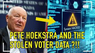 PETE HOEKSTRA AND THE STOLEN VOTER DATA ?!!