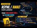 Async / Await Explained Clearly (Callback Hell → Promises → Modern JavaScript)