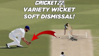 Soft Dismissal! - Variety Wicket #1 - Cricket 22 #Shorts - RahulRKGamer