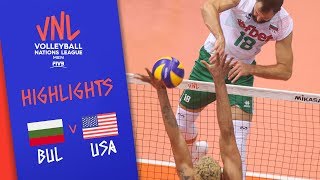 BULGARIA vs. USA - Highlights Men | Week 5 | Volleyball Nations League 2019