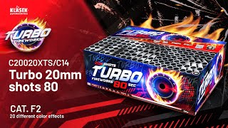 C20020XTS/C14 Turbo 20mm shots 80 | Klasek pyrotechnics