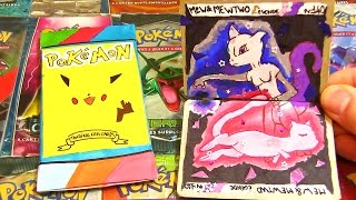 Ouverture d'un Booster Pokemon FAIT MAIN ! + 5 Cartes Pokémon FAKE INCROYABLE !