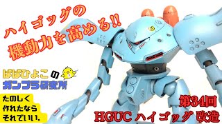 第34回 HGUC ハイゴッグ　【ガンプラ】