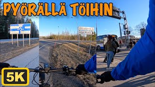 Cycling to work, Valkeakoski - Lempäälä - Tampere