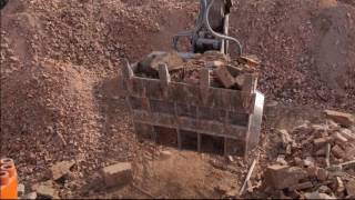 Simex crusher bucket CBE 30 for excavator, pt.2