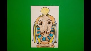 Let's Draw Egyptian Goddess Sekhmet!