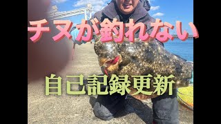 チヌが釣れない・自己記録更新