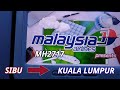 Malaysia Airlines MH2717 From Sibu Sarawak to Kuala Lumpur, Malaysia