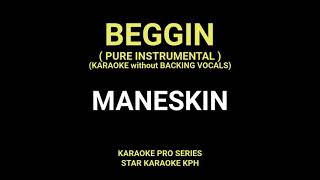 Maneskin - Beggin ( NO BACKING VOCALS with LYRICS )