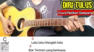 Petikan Gitar Tulus Diri Chord Gampang