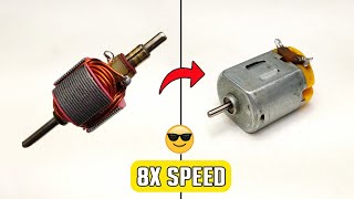 How to upgrade DC metro to 8x speed। DC Motor Hacks।Mr.IND Bihar