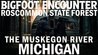Bigfoot Encounter in Michigan! A Mother and Juvenile Sighting (The Roscommon State Forest)