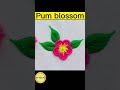 Hand Embroidery: Plum Blossom. Amazing Embroidery Stitches For Beginners /Guide to Sewing. #shorts