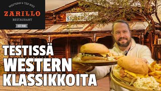 TESTISSÄ  ZARILLON BURGERKLASSIKOT- WESTERN GRILLI