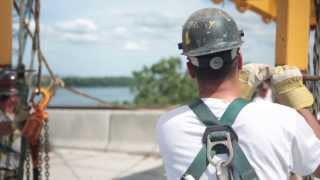 Honoré-Mercier Bridge Blitz work 2013 progress