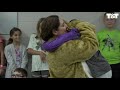 Soldier Surprises Daughter At School In Mascot Costume