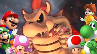 MARIO PARTY 10 – ALL CHARACTERS VS DRY BOWSER !!