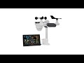 VEVOR 7-in-1 Wireless Weather Station, 7.5 in Large Color Display, Digital Home Weather Station