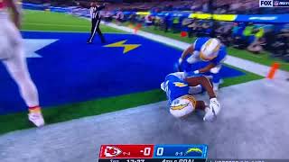 Donald Parham Jr. scary injury on Thursday Night Football #TNF #Chargers  vs #Chiefs