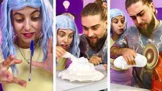 How to make cloud soap it is so TikTok and easy #shorts