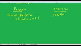 23. Stats parameter vs. statistic