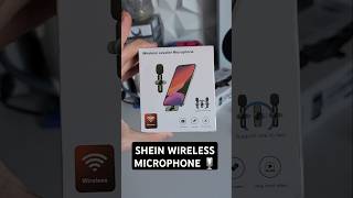 I tested a cheap wireless microphone from shein.... #electronics #vlog #fyp #shorts #foryoupage