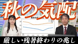 【週間気温】厳しい残暑に終わりの兆し／今週末は各地で秋の空気に