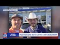 Post Malone Poses for Photos after Buying New Subaru