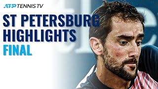 Marin Cilic vs Taylor Fritz | St Petersburg 2021 Final Highlights